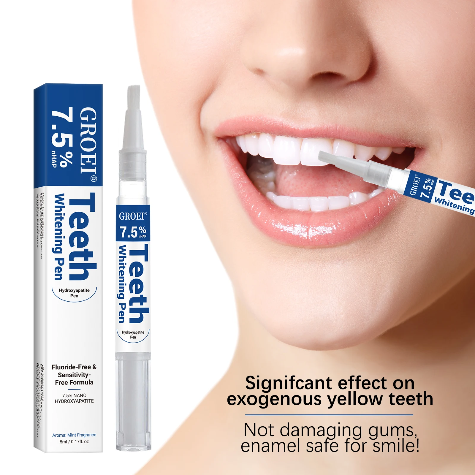 Teeth Whitening Gels Used By Dentists - Hydroxyapatite Tooth Whitening Pen Dazzling White