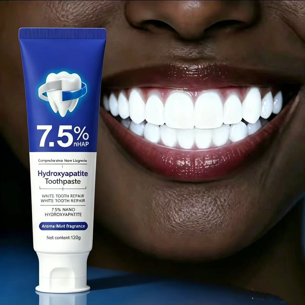 Teeth Whitening Yellow Teeth - 7.5%Nano Hydroxyapatite Toothpaste Remover Coffee Tea