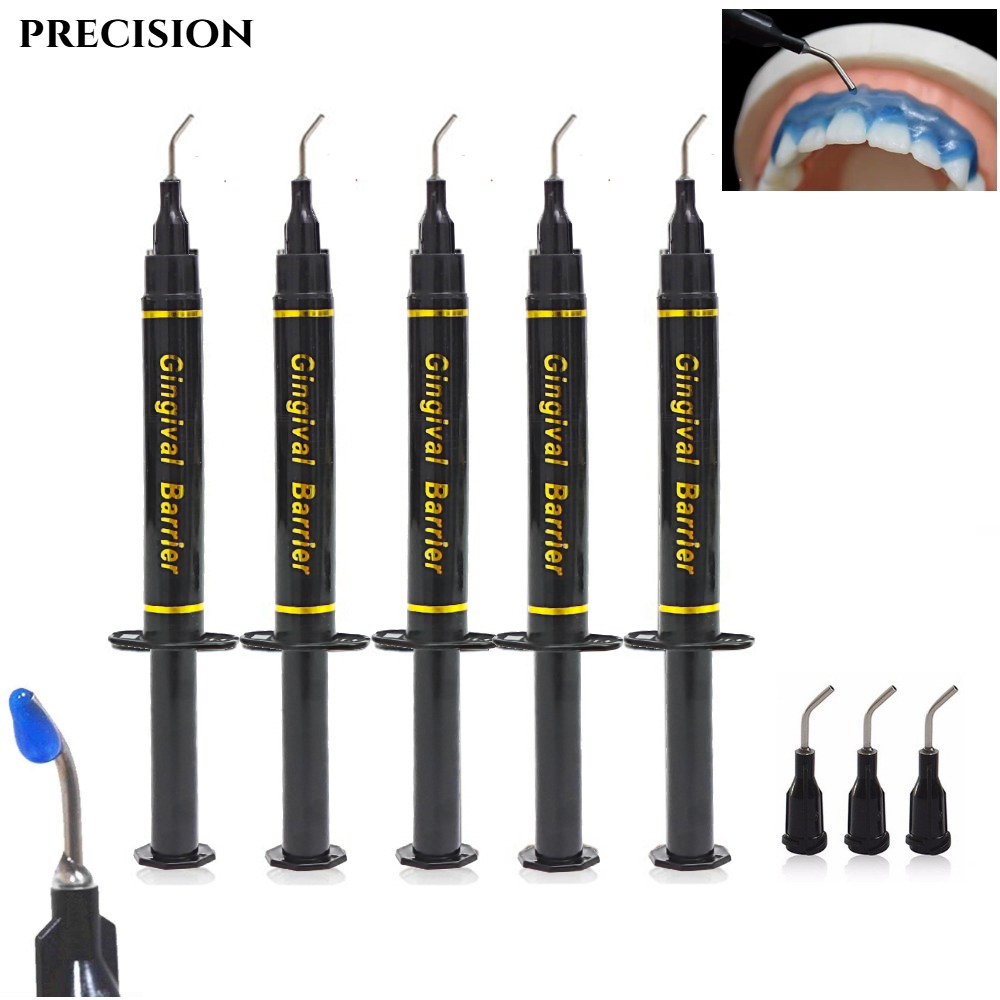 Teeth Whitening Gels Used By Dentists - 5Pcs 1.5ML Teeth Whitening Gingival Barrier
