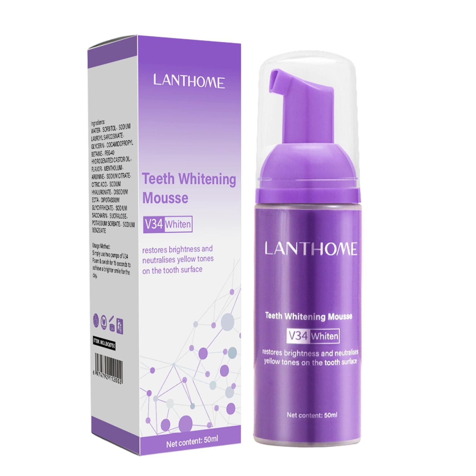 V34 Mousse Teeth Cleaning Toot - Teeth Whitening Yellow Teeth ulasan dan harga