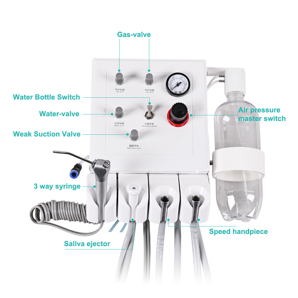 SYJH Dental 2/4 Holes Portable - Whitening Teeth Dentist ulasan dan harga