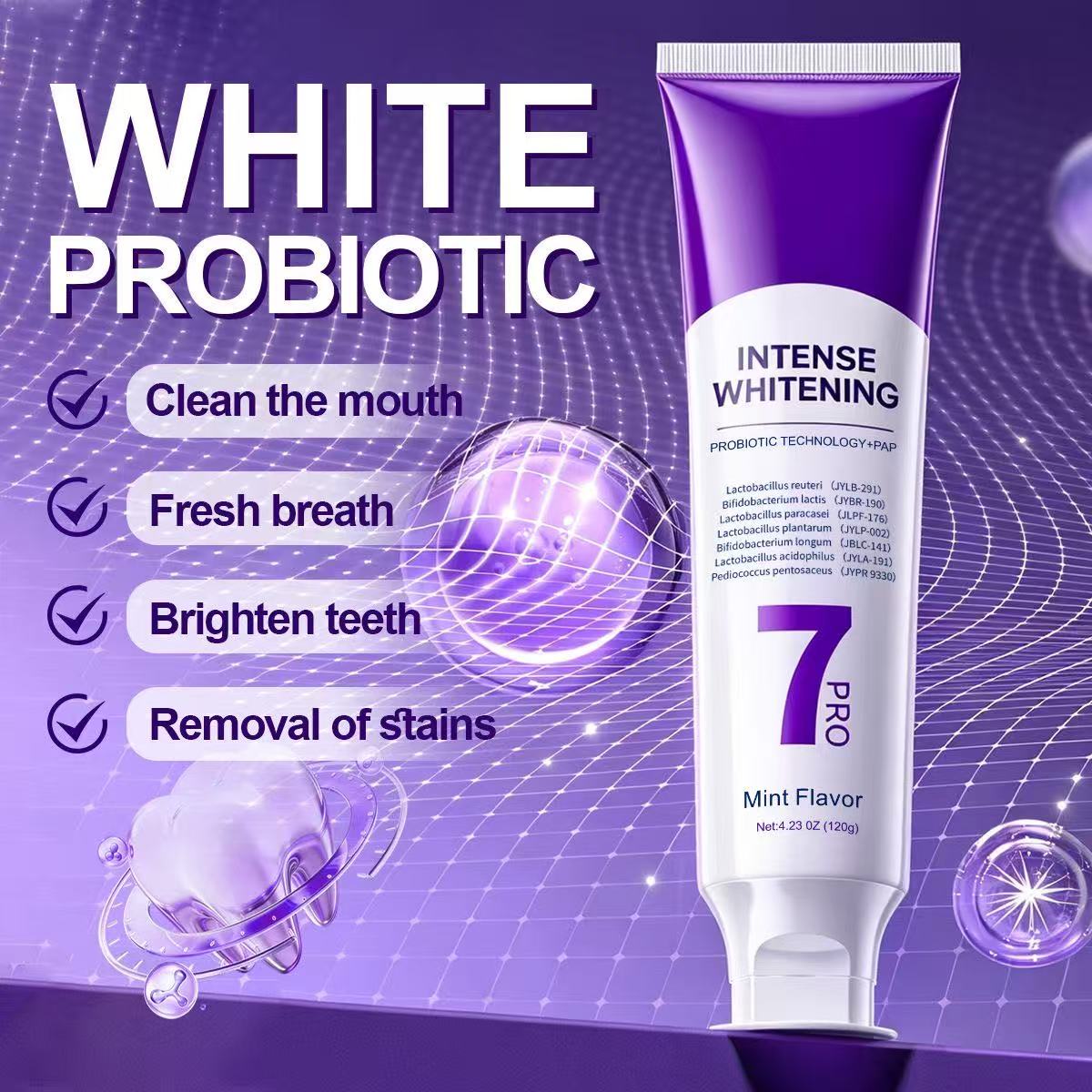7-Pro Probiotic Whitening Toot - Teeth Whitening That Works ulasan dan harga