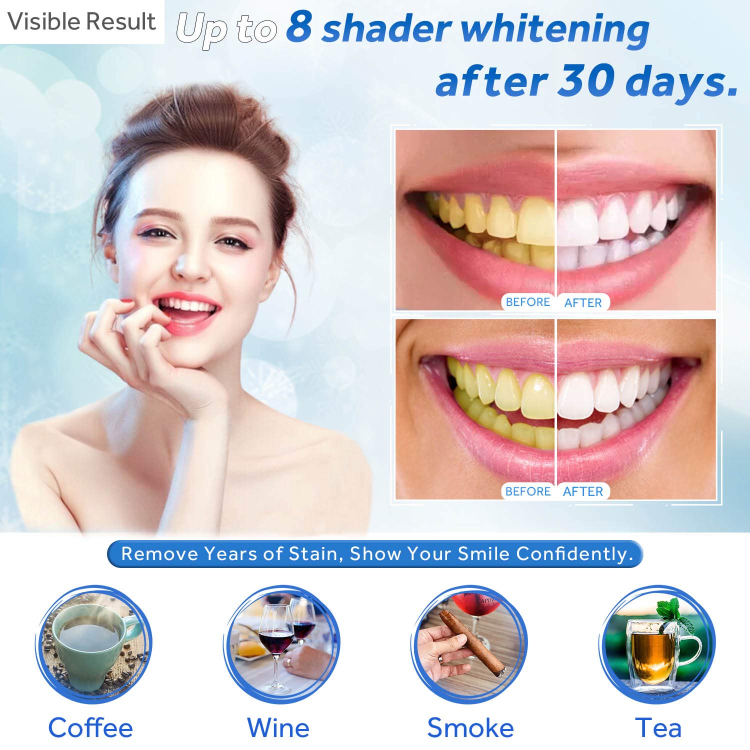 Teeth Whitening Gel Refill Syr - Teeth Whitening App ulasan dan harga