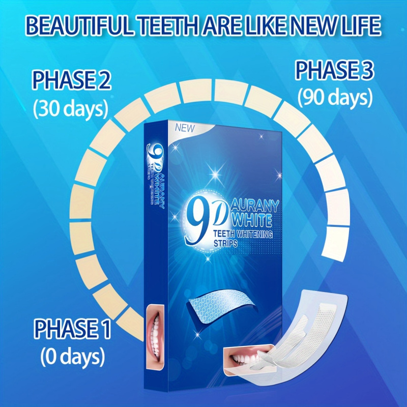 21 Pairs of 9D Aurany White Te - Teeth Whitening App ulasan dan harga