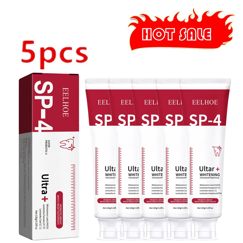 5pcs Sp-4 120g Probiotic White - Teeth Whitening Enzymes ulasan dan harga