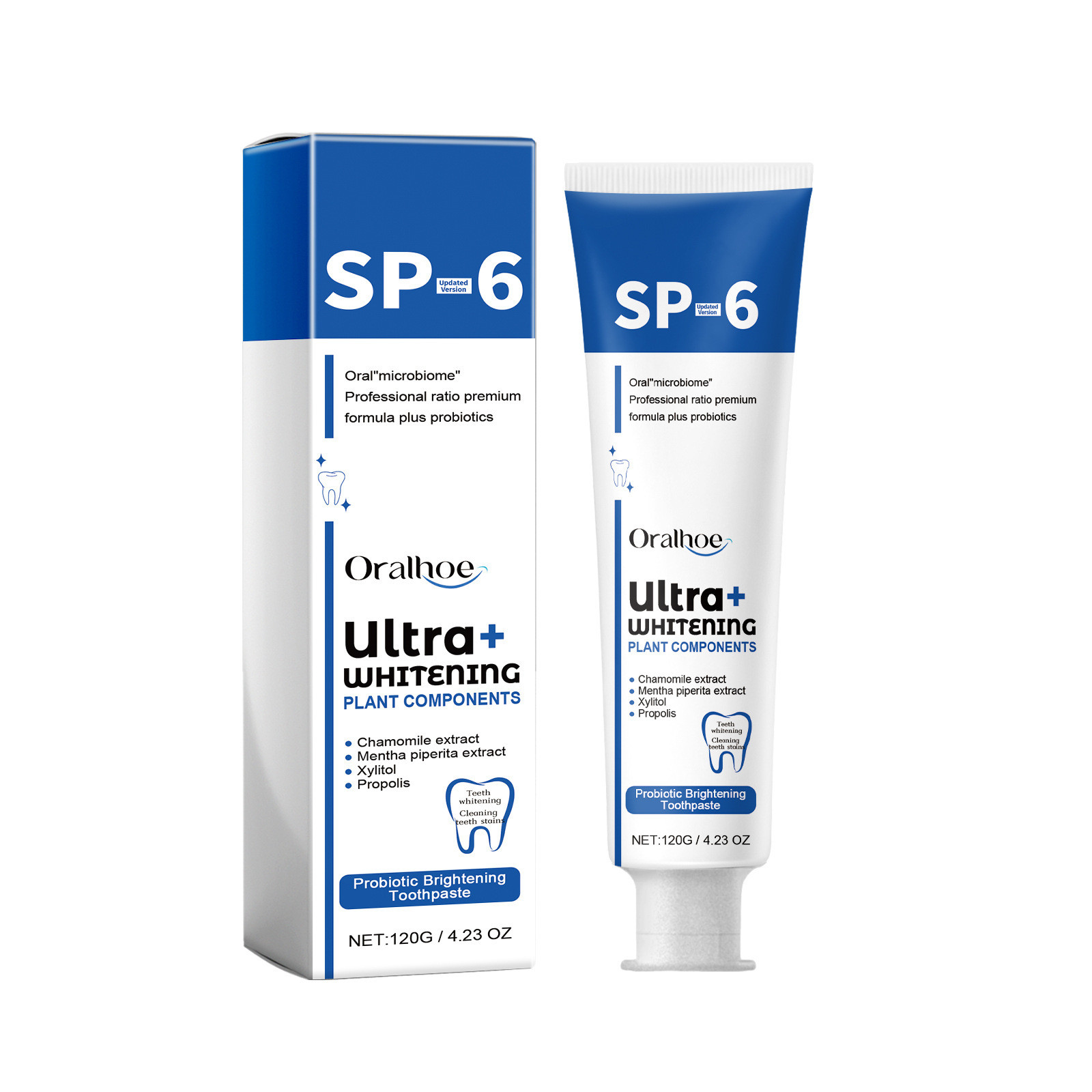 SP-6 Probiotic Whitening Tooth - Teeth Whitening Enzymes ulasan dan harga