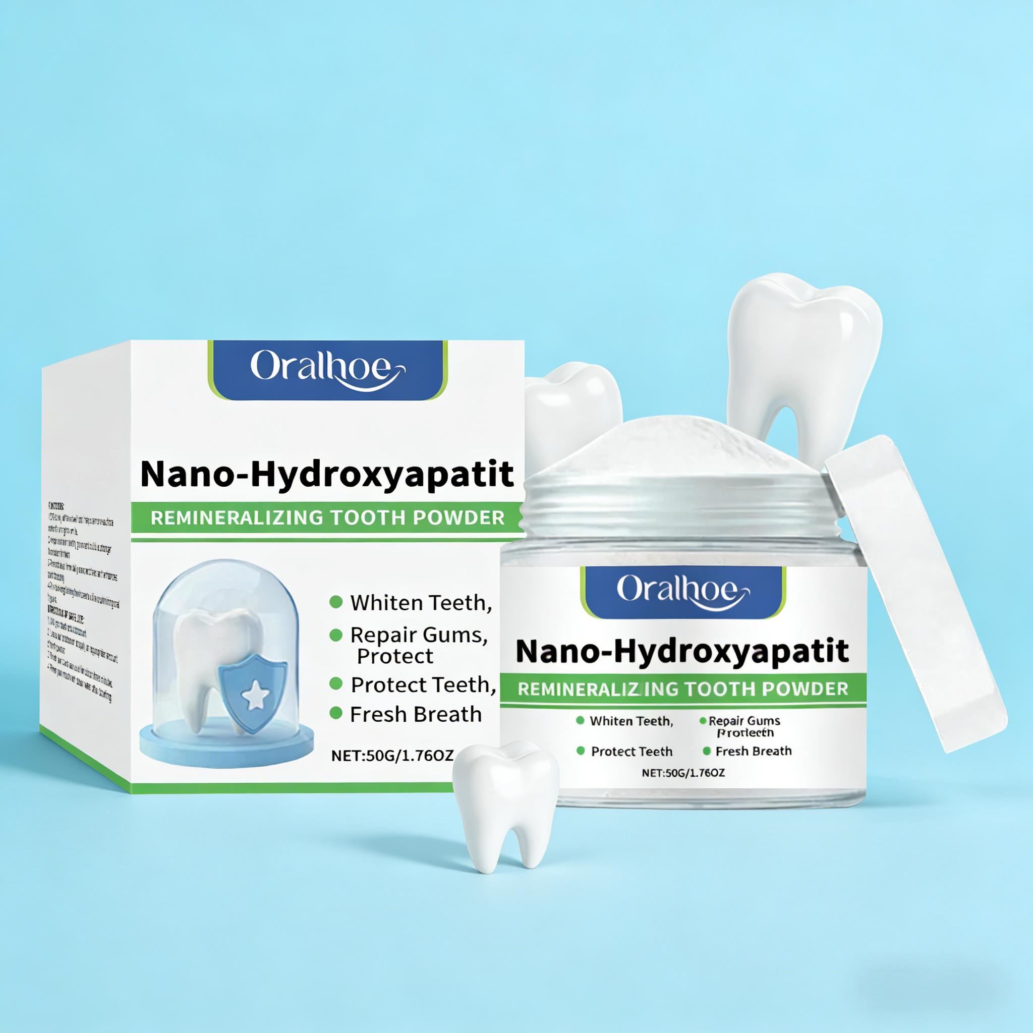 Oralhoe Whitening Tooth Powder - Teeth Whitening App ulasan dan harga