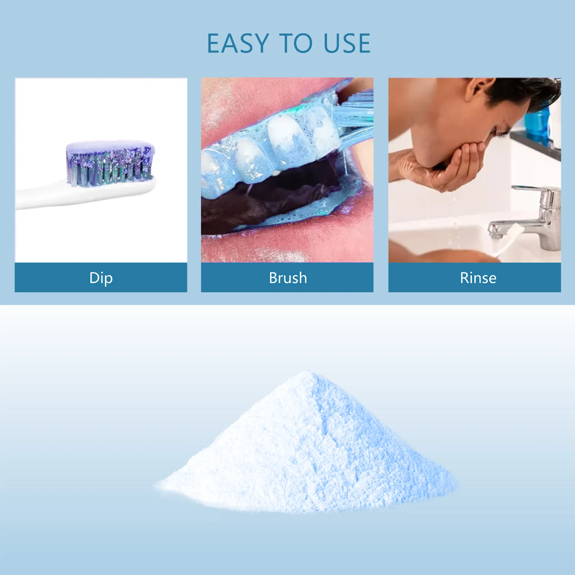5D 80g Blue Enzyme Teeth White - Teeth Whitening Enzymes ulasan dan harga