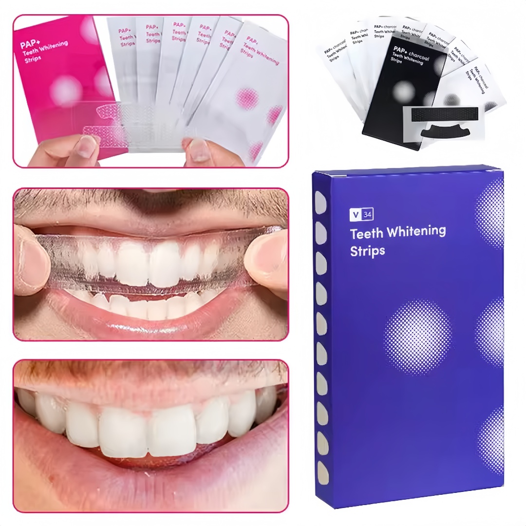 14strips Teeth Whitening Strip - Teeth Whitening Enzymes ulasan dan harga