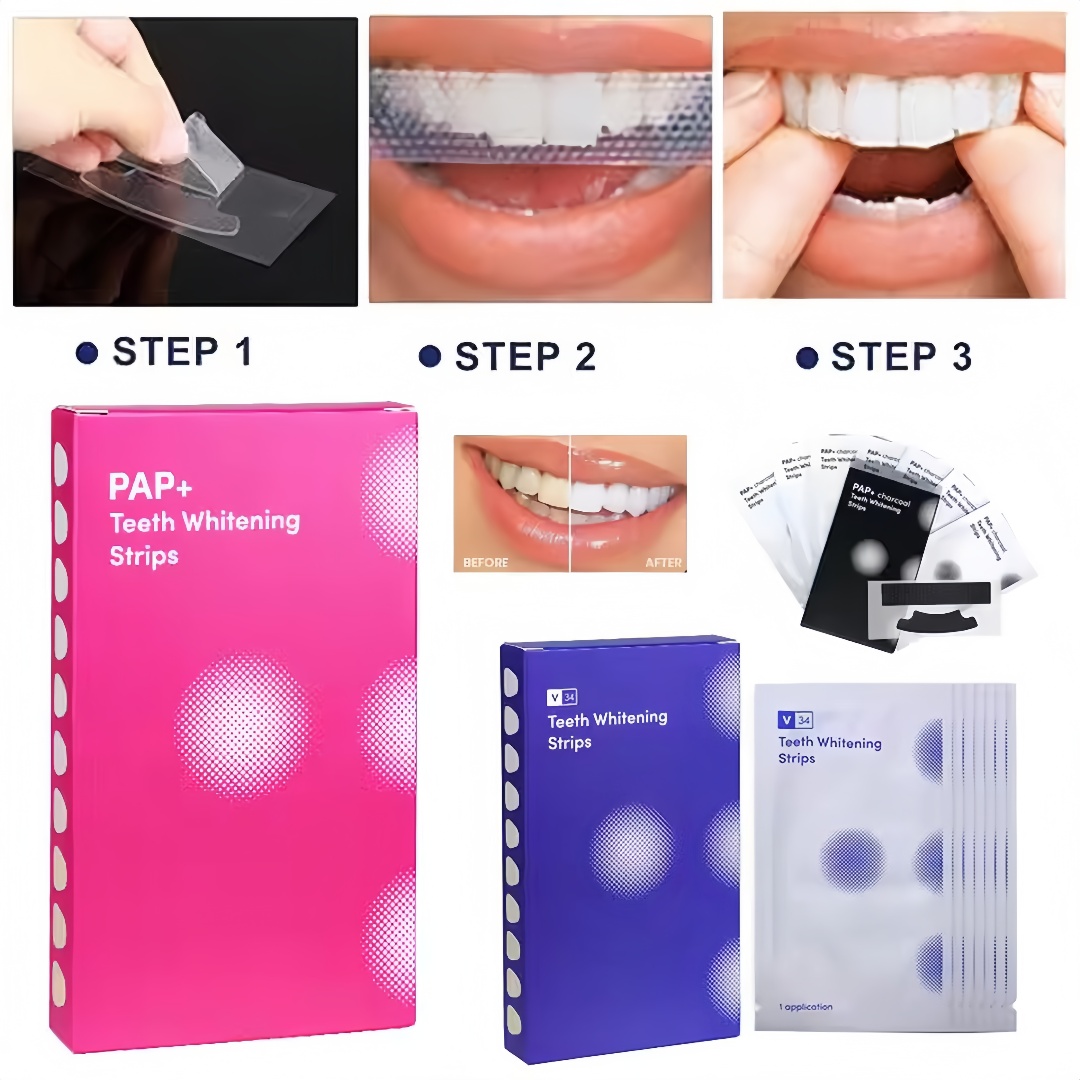 14strips Teeth Whitening Strip - Teeth Whitening Enzymes ulasan dan harga