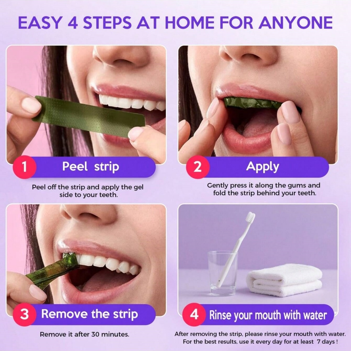 Deluxe Whitening Teeth Sticker - Teeth Whitening App ulasan dan harga