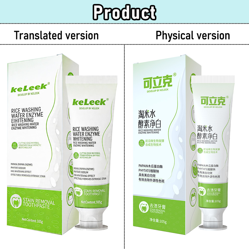 KELEEK Rice Water Enzyme Tooth - Teeth Whitening Enzymes ulasan dan harga