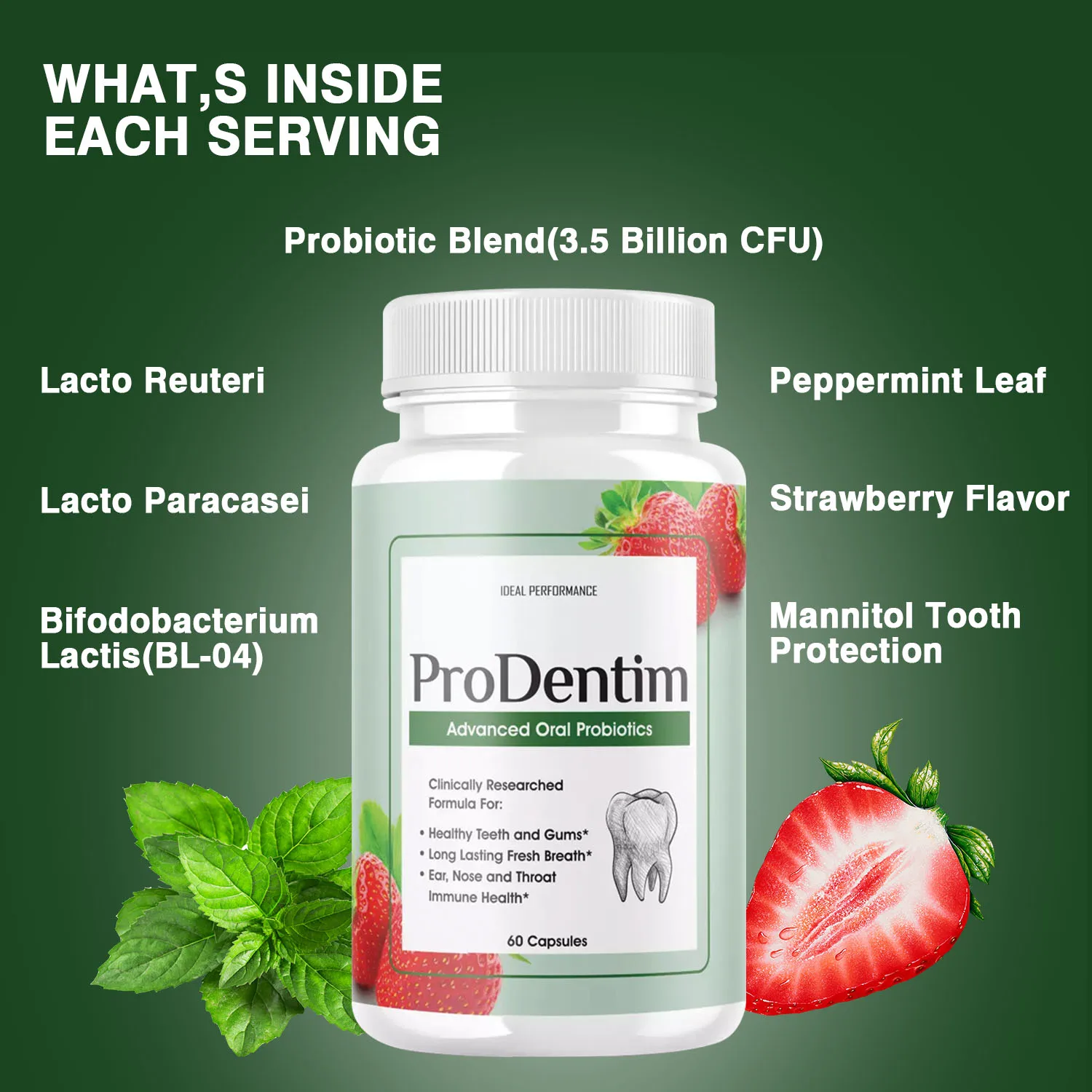 Advanced Oral Probiotics - Fre - Teeth Whitening Enzymes ulasan dan harga