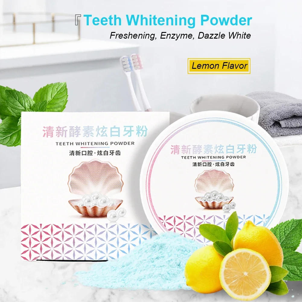 2 Types Teeth Whitening Powder - Teeth Whitening Enzymes ulasan dan harga