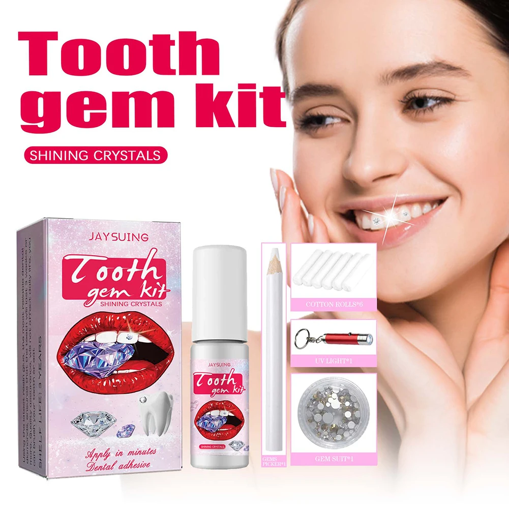 DIY Tooth Gems Kit with Crysta - Teeth Whitening Vape ulasan dan harga