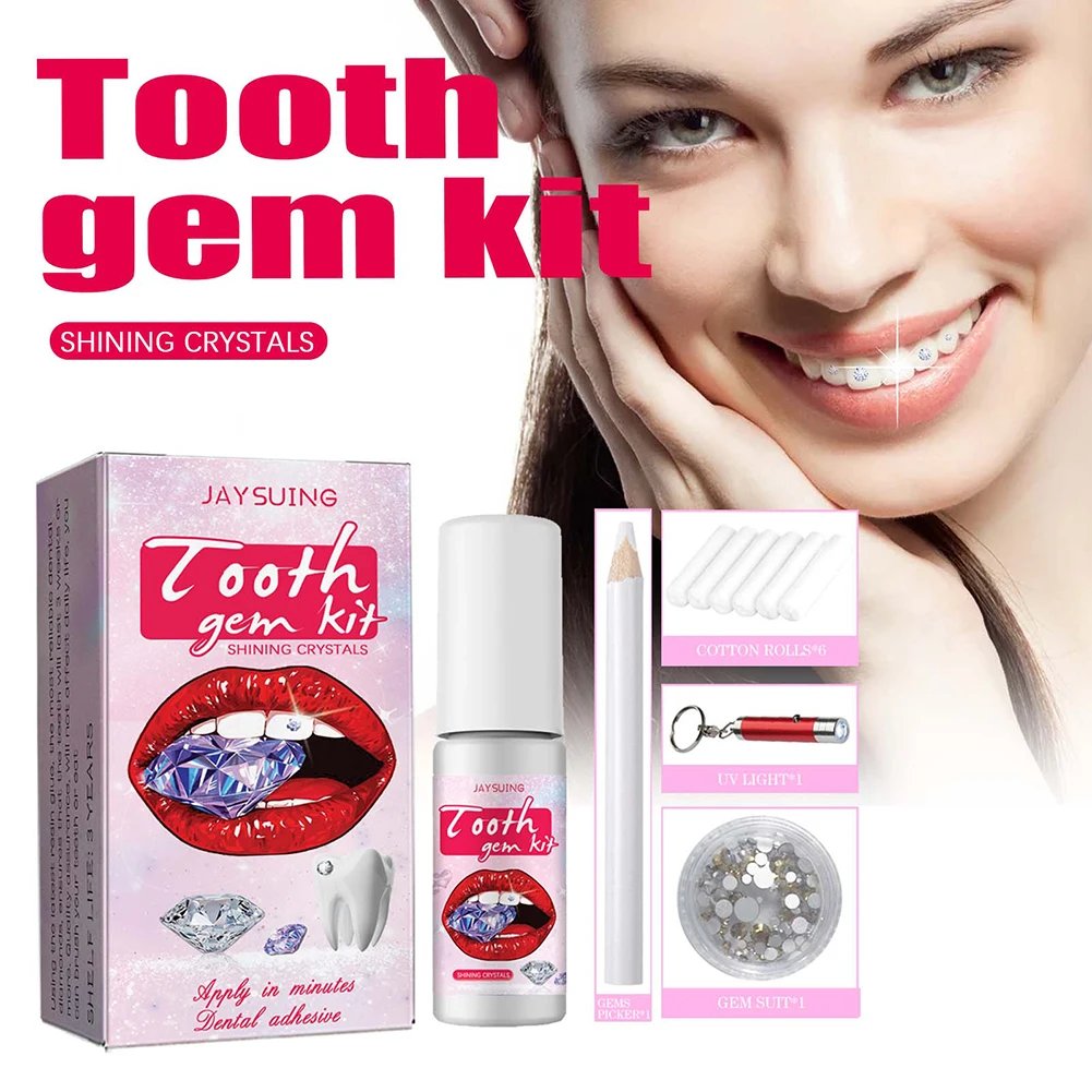 DIY Tooth Gems Kit with Crysta - Teeth Whitening Vape ulasan dan harga